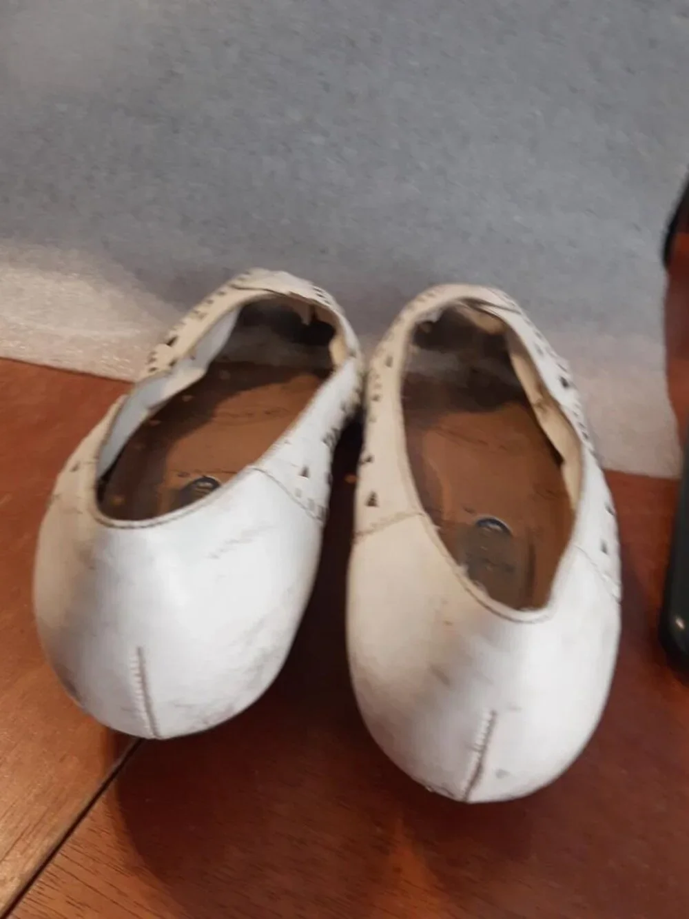 Vintage Dr. Scholl's Wedge Sandals White Size 7.5